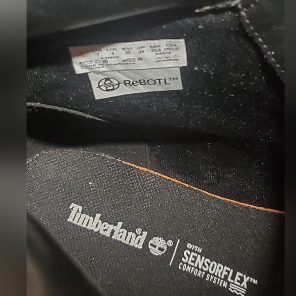 Timberland Keely Field 6 Black Nubuck Women's size 7 - Picture 11 of 11